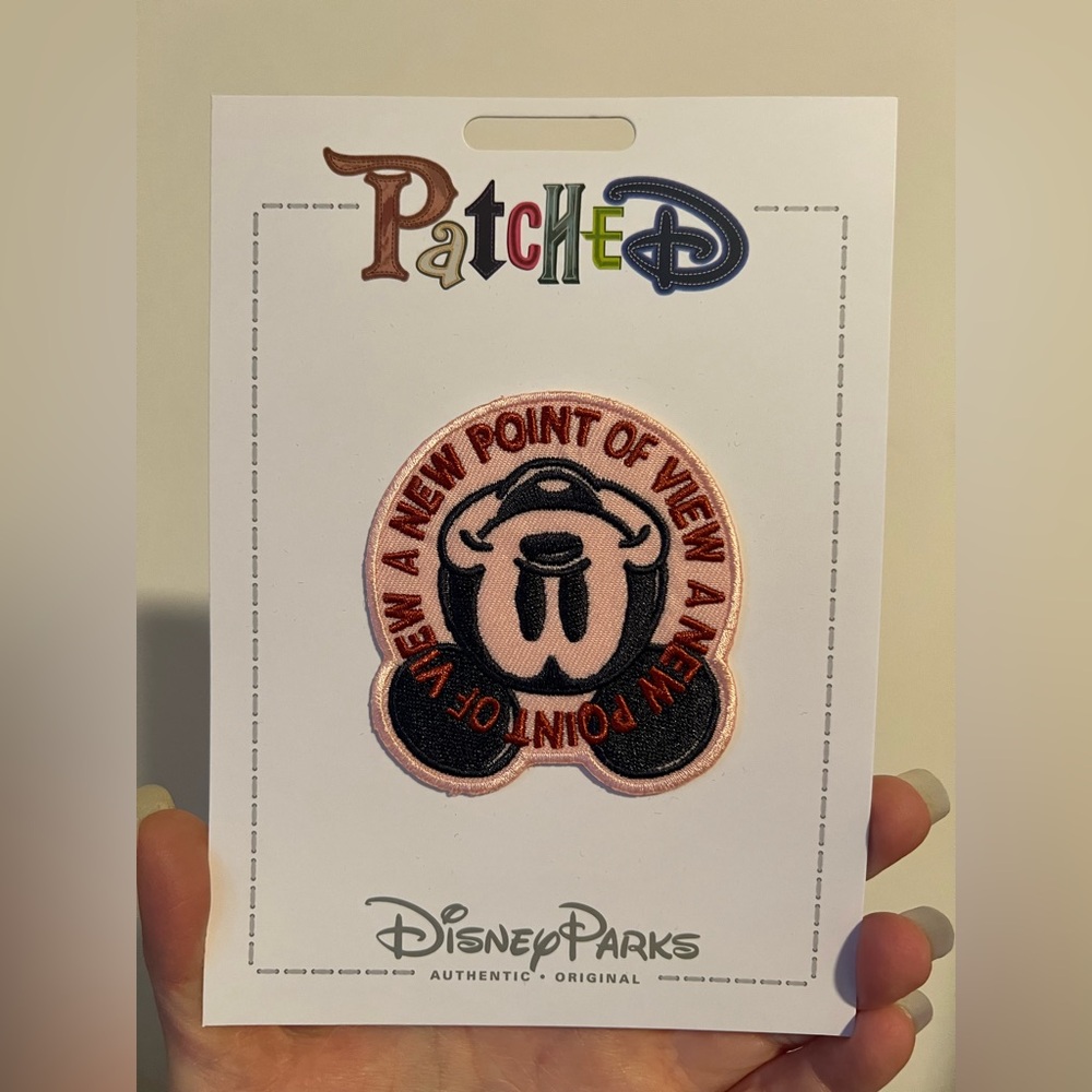 Disney Silver Patch with Mickey Mouse